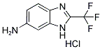 2-TRIFLUOROMETHYL-3H-BENZOIMIDAZOL-5-YLAMINEHYDROCHLORIDE Struktur