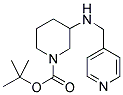 1-BOC-3-N-(PYRIDIN-4-YLMETHYL)-AMINO-PIPERIDINE Struktur