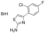 4-(2-CHLORO-4-FLUOROPHENYL)-1,3-THIAZOL-2-AMINE HYDROBROMIDE Struktur