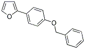 2-[4-(BENZYLOXY)PHENYL]FURAN Struktur