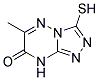 3-MERCAPTO-6-METHYL-8H-[1,2,4]TRIAZOLO[4,3-B][1,2,4]TRIAZIN-7-ONE Struktur