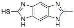 6-METHYL-1,7-DIHYDRO-BENZO[1,2-D:4,5-D']DIIMIDAZOLE-2-THIOL Struktur