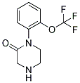 1-(2-TRIFLUOROMETHOXY-PHENYL)-PIPERAZIN-2-ONE Struktur