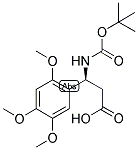 (S)-3-TERT-BUTOXYCARBONYLAMINO-3-(2,4,5-TRIMETHOXY-PHENYL)-PROPIONIC ACID Struktur