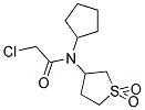 2-CHLORO-N-CYCLOPENTYL-N-(1,1-DIOXIDOTETRAHYDROTHIEN-3-YL)ACETAMIDE Struktur