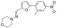 N-{(1E)-[5-(2-METHYL-4-NITROPHENYL)-2-FURYL]METHYLENE}MORPHOLIN-4-AMINE Struktur