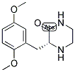 (R)-3-(2,5-DIMETHOXY-BENZYL)-PIPERAZIN-2-ONE Struktur