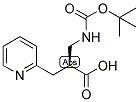 (S)-2-(TERT-BUTOXYCARBONYLAMINO-METHYL)-3-PYRIDIN-2-YL-PROPIONIC ACID Struktur