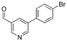 5-(4-BROMOPHENYL)NICOTINALDEHYDE Struktur