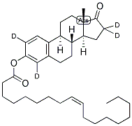 3-OLEOYLESTRONE-2,4,16,16-D4 Struktur