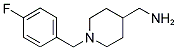 [1-(4-FLUOROBENZYL)-4-PIPERIDINYL]METHYLAMINE Struktur