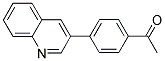 1-[4-(3-QUINOLINYL)PHENYL]ETHANONE Struktur