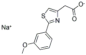 SODIUM [2-(3-METHOXYPHENYL)-1,3-THIAZOL-4-YL]ACETATE Struktur