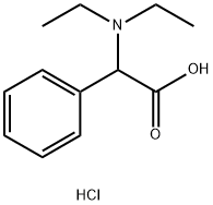 DIETHYLAMINO-PHENYL-ACETIC ACIDHYDROCHLORIDE Struktur