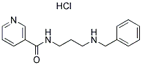 N-(3-BENZYLAMINO-PROPYL)-NICOTINAMIDEHYDROCHLORIDE Struktur