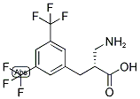 (R)-2-AMINOMETHYL-3-(3,5-BIS-TRIFLUOROMETHYL-PHENYL)-PROPIONIC ACID Struktur