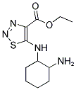 ETHYL 5-[(2-AMINOCYCLOHEXYL)AMINO]-1,2,3-THIADIAZOLE-4-CARBOXYLATE Struktur