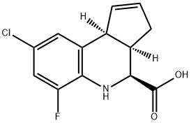 (3AR,4S,9BS)-8-CHLORO-6-FLUORO-3A,4,5,9B-TETRAHYDRO-3H-CYCLOPENTA[C]QUINOLINE-4-CARBOXYLIC ACID price.