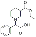 1-(CARBOXY-PHENYL-METHYL)-PIPERIDINE-3-CARBOXYLIC ACID ETHYL ESTER Struktur