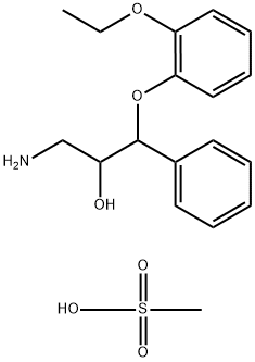 (2RS,3RS)-1-AMINO-3-(2-ETHOXYPHENOXY)-2-HYDROXY-3-PHENYLPROPANE, METHANESULFONATE SALT Struktur