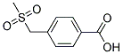 4-[(METHYLSULFONYL)METHYL]BENZOIC ACID Struktur