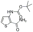 BOC-3-AMINO-THIOPHENE-2-CARBOXAMIDE Struktur