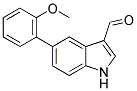 5-(2-METHOXYPHENYL)-1H-INDOLE-3-CARBALDEHYDE Struktur