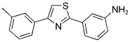 3-(4-M-TOLYL-THIAZOL-2-YL)-PHENYLAMINE Struktur