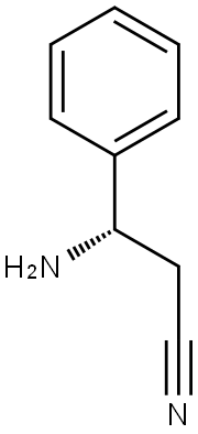 (S)-3-AMINO-3-PHENYLPROPANENITRILE Struktur