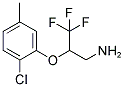 2-(2-CHLORO-5-METHYL-PHENOXY)-3,3,3-TRIFLUORO-PROPYLAMINE Struktur