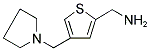 [4-(1-PYRROLIDINYLMETHYL)-2-THIENYL]METHANAMINE Struktur