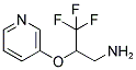 3,3,3-TRIFLUORO-2-(PYRIDIN-3-YLOXY)-PROPYLAMINE Struktur