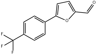 5-(4-TRIFLUOROMETHYL-PHENYL)-FURAN-2-CARBALDEHYDE Struktur