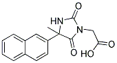 [4-METHYL-4-(2-NAPHTHYL)-2,5-DIOXOIMIDAZOLIDIN-1-YL]ACETIC ACID Struktur