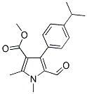 METHYL 5-FORMYL-4-(4-ISOPROPYLPHENYL)-1,2-DIMETHYL-1H-PYRROLE-3-CARBOXYLATE Struktur