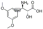 3-(R)-AMINO-2-(R)-HYDROXY-3-(3,5-DIMETHOXY-PHENYL)-PROPIONIC ACID Struktur