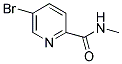 5-BROMO-PYRIDINE-2-CARBOXYLIC ACID METHYLAMIDE Struktur