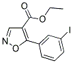 ETHYL-5-(3-IODOPHENYL)-ISOXAZOLE-4-CARBOXYLATE Struktur