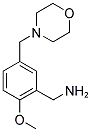 [2-METHOXY-5-(MORPHOLIN-4-YLMETHYL)BENZYL]AMINE Struktur