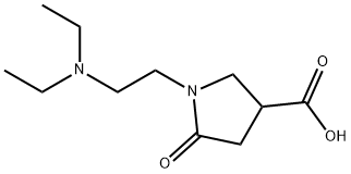 1-(2-DIETHYLAMINO-ETHYL)-5-OXO-PYRROLIDINE-3-CARBOXYLIC ACID Struktur