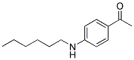 1-[4-(HEXYLAMINO)PHENYL]ETHANONE Struktur