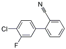 4'-CHLORO-3'-FLUORO[1,1'-BIPHENYL]-2-CARBONITRILE Struktur