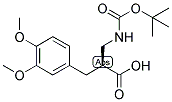 (S)-2-(TERT-BUTOXYCARBONYLAMINO-METHYL)-3-(3,4-DIMETHOXY-PHENYL)-PROPIONIC ACID Struktur