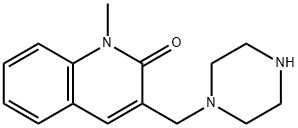 1-METHYL-3-PIPERAZIN-1-YLMETHYL-1H-QUINOLIN-2-ONE Struktur