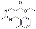 ETHYL-2-METHYL-4-(2-METHYLPHENYL)-PYRIMIDINE-5-CARBOXYLATE Struktur