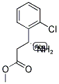 (R)-3-AMINO-3-(2-CHLORO-PHENYL)-PROPIONIC ACID METHYL ESTER Struktur