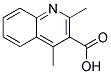 2,4-DIMETHYLQUINOLINE-3-CARBOXYLIC ACID Struktur