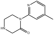 1-(4-METHYL-PYRIDIN-2-YL)-PIPERAZIN-2-ONE Struktur