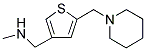 N-METHYL[5-(1-PIPERIDINYLMETHYL)-3-THIENYL]METHANAMINE Struktur