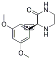 (S)-3-(3,5-DIMETHOXY-PHENYL)-PIPERAZIN-2-ONE Struktur